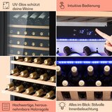 Klarstein Vinsider 89 Trio - vgradni hladilnik za vino (za 89 butelk, 3 hladilne cone) - | Shoptok.si