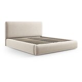 Cosmopolitan Design Bež tapecirani bračni krevet s prostorom za odlaganje s podnicom 160x200 cm Colonel – Cijene