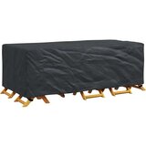 vidaXL Navlaka za vanjski namještaj Crna 220 x 110 x 70 cm 600D | shoptok.hr