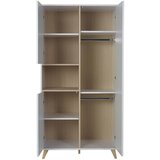 Qu-ax dvodijelni ormar loft white | shoptok.hr