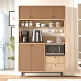 Hanah home RE5-SK oaktile red multi purpose cabinet Cene