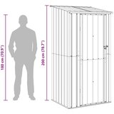  Vrtne šupe Antracit 103 x 86 x 200 cm Metal | shoptok.hr