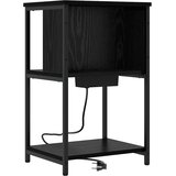  Noćni ormar Crni hrast 38 x 31 x 61 cm Konstruirano drvo | Eponuda.com