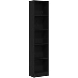  Biblioteka crni hrast 40x24x176 cm Inženirsko drvo | shoptok.hr