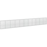  Gabion s žicom debljine 5 mm i mrežom 5x10 cm 1100x30x150 cm | shoptok.hr