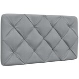 vidaXL Vzglavna stranica svetlo siva 90 cm blago Cene