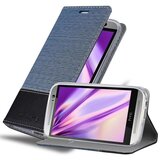 Cadorabo Ohišje, združljiv s HTC v temno modri barvi - zaščitni pokrov z magnetnim zapiranjem, stoječo funkcijo in režo za kartico, (20569007) | Shoptok.si