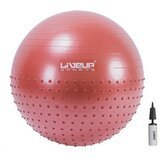 Liveup Lopta za pilates i masažu + ručna pumpa - LS3569 crvena Cene'.'