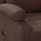  Naslanjač rjavo umetno usnje, (21002255) | Shoptok.si