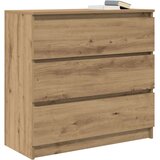  Komoda boja hrasta artisan 80x35x76 cm konstruirano drvo | Eponuda.com