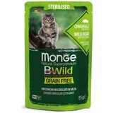 Monge cat Bwild Sterilised Divja svinja/Zelenjava 85 g Cene