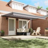 vidaXL Retraktilna tenda Svetlo siva 4 ×3 m Platno - - Svetlo siva - 52 - 4 ×3 m - 2025- | Shoptok.si
