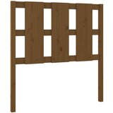 Maison Chic posteljno vzglavje - vzglavna omarica - nočna omarica medeno rjavo 105,5x4x100 cm trdna borovina, (21707272) | Shoptok.si