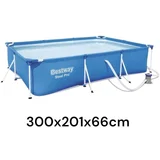 bazen 300x201x66sm steel pro 56411