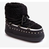 Kesi Women's Black Insulated Snow Boots Rohes | Shoptok.si