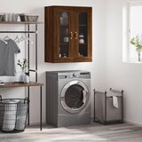 Maison Chic Stenska omarica - Zidna omarica rjav hrast 69,5x34x90 cm iu858, (22062796) | Shoptok.si