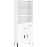 Maison Chic Visoka omara - Komoda - Predalnik bela 69,5x34x180 cm inženirski les, (21721716) u