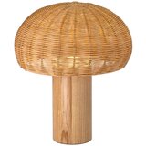 Villa Collection LED namizna svetilka v naravni barvi s senčnikom iz ratana (višina 32 cm) – | Shoptok.si