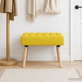  Klupa s utorima Svijetlo žuta 60 x 40 x 45 cm Tkanina | Eponuda.ba