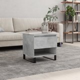 vidaXL Klubska mizica betonsko siva 50x46x50 cm inženirski les Cene