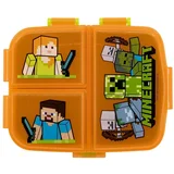 Oranžna plastična otroška posoda za malico Minecraft –