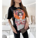 Gemre Black loose-fit t-shirt Ferrovia | shoptok.hr