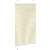 vidaXL Plisirana žaluzija Cream 75x100 cm Širina tkanine 74,4 cm | Shoptok.si