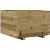Maison Chic Vrtno cvetlično korito - Cvetlični Lonec 70x70x49,5 cm impregnirana borovina, (21789719) | Shoptok.si