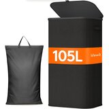LIFEWIT 105 l košara za perilo s pokrovom Cene