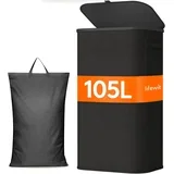 105 l košara za perilo s pokrovom