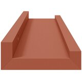  Polica na zidu 2 pcs Crvena 40 x 9 x 3 cm Konstruirano drvo | shoptok.hr