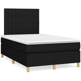  box spring s madracem LED crni 120 x 190 cm od tkanine | shoptok.hr