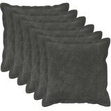  Jastuk s jastukom HOUTEN 6 kom. Antracit Mikrofibra Flis - Antracit 45 x 45 cm 6 | shoptok.hr