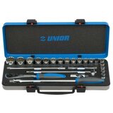 Unior Ključevi nasadni, prihvat 1/2'', u metalnoj kutiji 611941 Cene