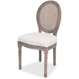  Jedilni stoli 6 kosov krem blago | Shoptok.si