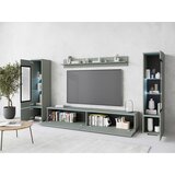 XXXL Dnevni Regal Vera I, Zelena, Z Osvetlitvijo, 4-Delni | Shoptok.si