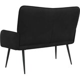  Kauč za dvoje Crna 115 x 61 x 87 cm Baršun | shoptok.hr