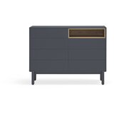 Teulat Tamno siva niska komoda 120x90 cm Corvo - | shoptok.hr