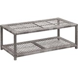  Klupa za obuću siva 80 x 40 x 30 cm od poliratana | shoptok.hr