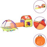 vidaXL Dječji šator za igru s 250 loptica višebojni 338x123x111 cm Cijene