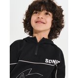 Sinsay Sportska Active majica s pola zatvaračem i printom Sonic the Hedgehog | shoptok.hr