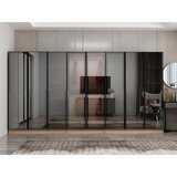 Hanah home ormar sa reflektujućim staklom Nisa 20655, 360 cm, dore Cene