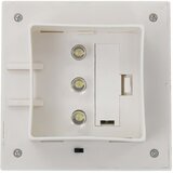  Vanjske solarne svjetiljke 12 kom LED četvrtaste 12 cm bijele | shoptok.hr