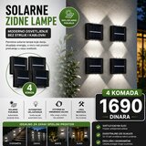 Zidne solarne lampe - 4 komada Cene