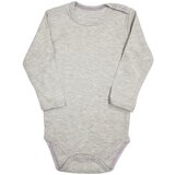Bunny Boo Bodi za bebe dugih rukava, Sivo-ljubičasti Cene