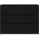  Komoda crni hrast 100x35x76 cm konstruirano drvo | shoptok.hr