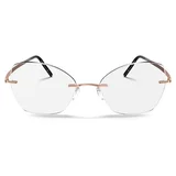Ženske Dioptrijske naočale Silhouette Momentum Aurum L009 LN 55/17 Rose gold