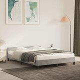  Okvir za krevet bez madraca svjetlosivi 140 x 190 cm baršunasti | shoptok.hr