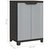 vidaXL Plastični ormarić 65 x 45 x 97 cm | shoptok.hr