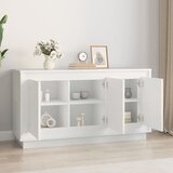  Komoda bijela 102 x 35 x 55 cm od konstruiranog drva | shoptok.hr